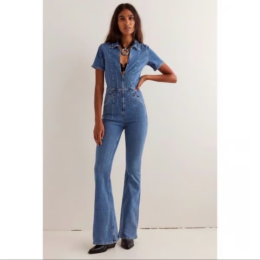 Free People Jayde Flare Jumpsuit